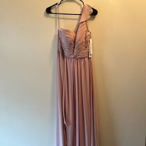 Pink Chiffon Bridesmaid's Dress